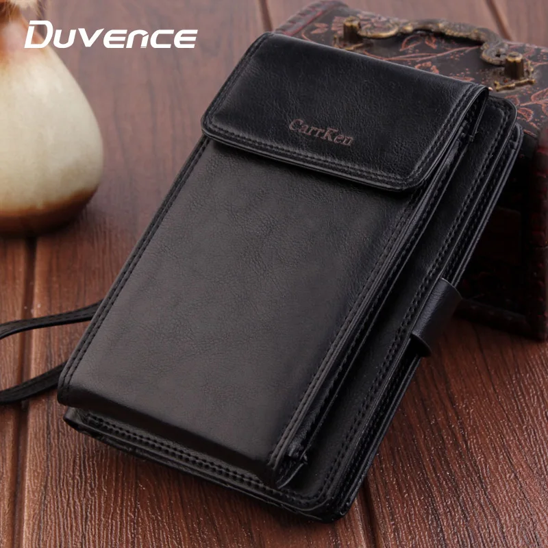 

Fashion Men Wallet Business Casual Purse for Male Clutch Waterproof Man Wallets Card Holder Short Man Wallet Black Solid Zipper