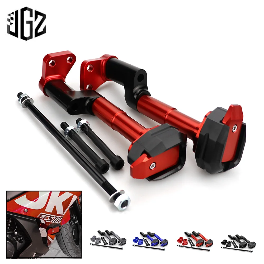 Motorcycle CNC Aluminum Frame Sliders Engine Fall Crash Protector Pad for SUZUKI GSX250R 2013 2014 2015 2016 2017 2018 2019 2020