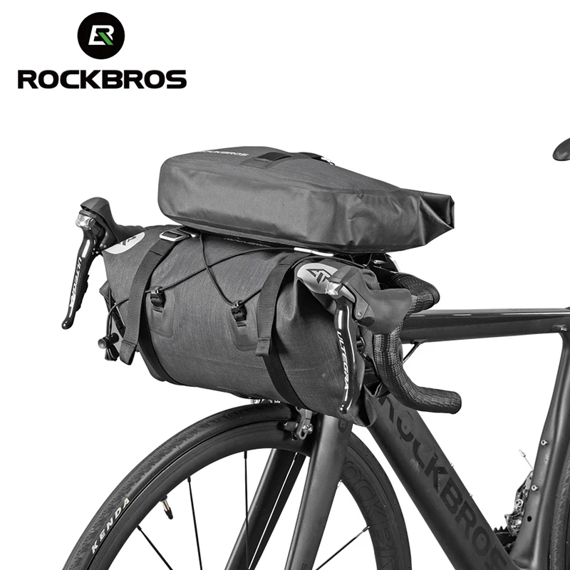 ROCKBROS водонепроницаемые велосипедные сумки с большой вместительностью, MTB велосипедные сумки на руль, передняя рама для багажника, Аксессуа... ROCKBROS водонепроницаемые велосипедные сумки с большой вместительностью, MTB велосипедные сумки на руль, передняя рама для багажника, Аксессуа...