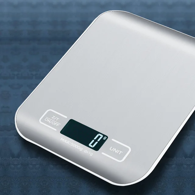 Elektronikus Konyhai Méretű Szerszámméretű Élelmiszer -Mérlegek Étrendi Mérlegek Vékony Lcd Digitális Mérleg Háztartás - Image 4