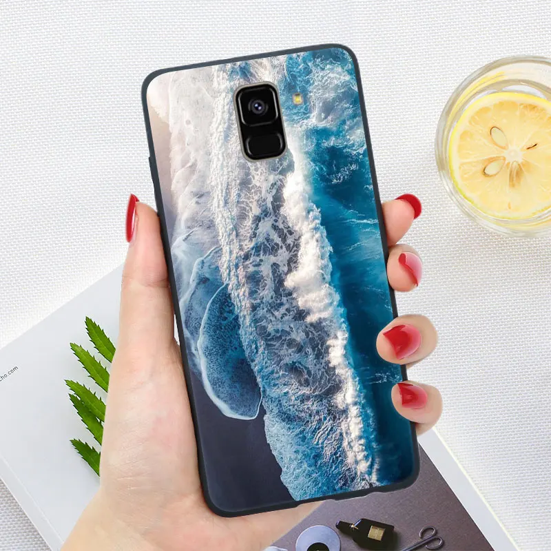 Чехол для samsung J4 Plus чехол Galaxy J6 плюс J3 J5 J7 чехол Крышка Глянцевая блестящая Coque - Цвет: xx28