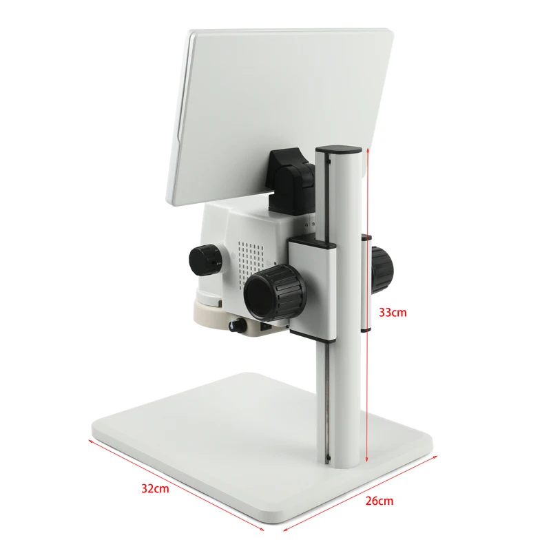 연속 줌 110X FHD 1080P 11.6 LCD 모니터 Microscopio Lab 디지털 비디오 현미경 카메라 키트 측정 현미경 세트