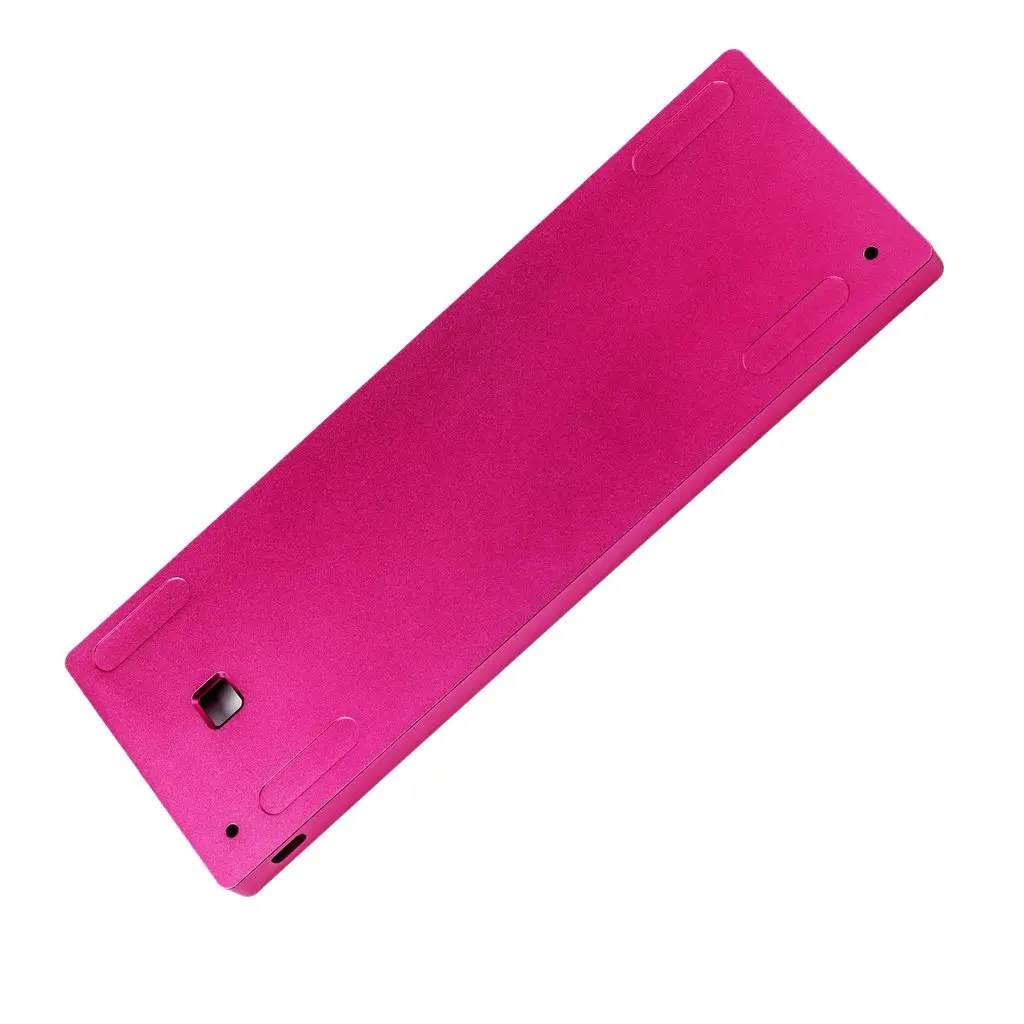minila anodização cnc alu caso para teclado mecânico compatível poker