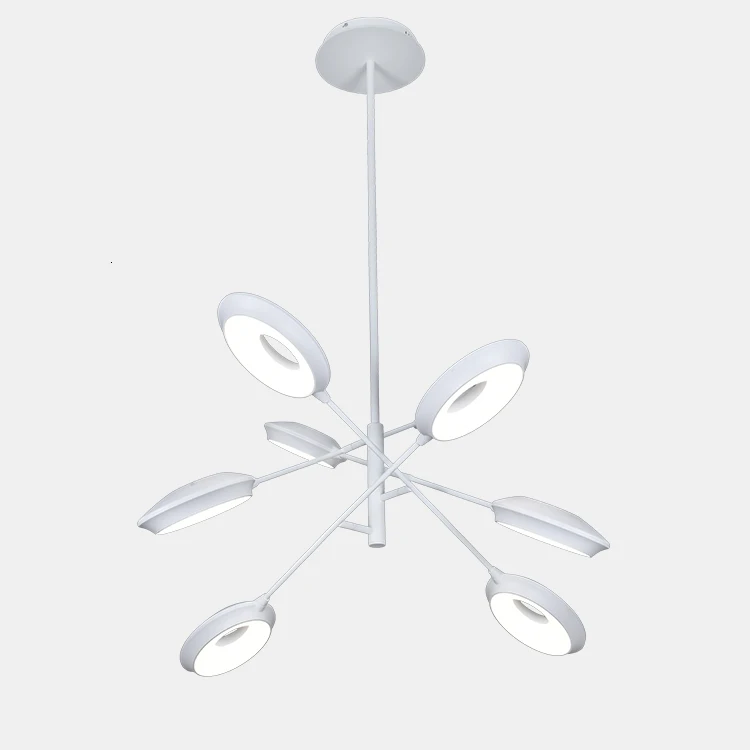 

8 Guangdong Custom Scandinavian Interior Matte White Lamps Color Changing Led Pendant Light Lamparas De Techo Colgante