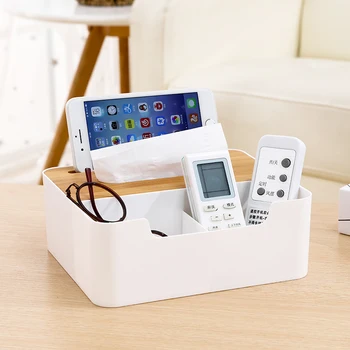 

Plastic Tissue Box New Brand Modern Wooden Cover Paper with Oak Home Car Napkins Holder Case Home Organizer Decoration Tools