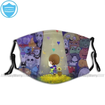 

Undertale Mouth Face Mask Undertale Facial Mask Cool Kawai with 2 Filters for Adult