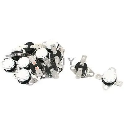 

12pcs Normal Close 90C Temperature Control Switch Thermostat AC250V 10A