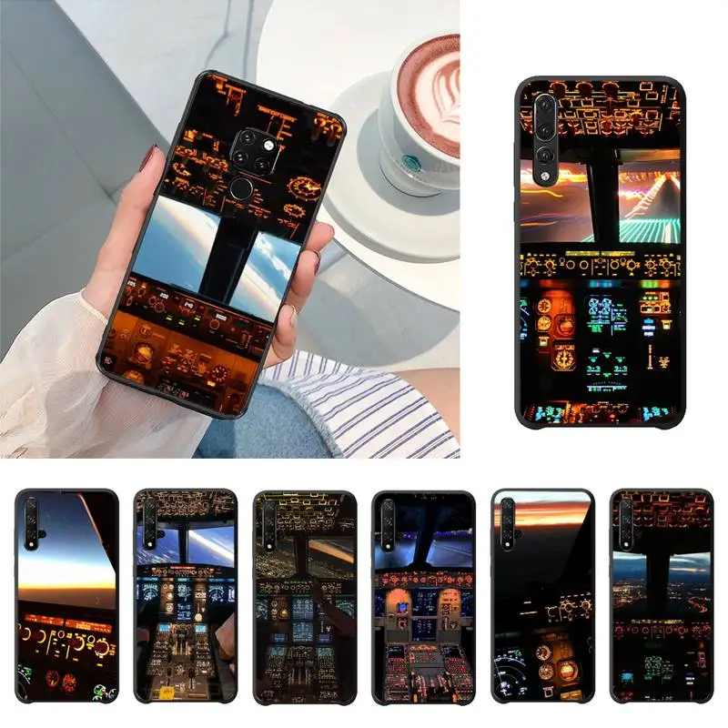 Мягкий чехол для телефона Babaite aircraft airplane на заказ Huawei P20 P30 P10 lite P20Pro PSmart Y7 Y6 Prime Mate20