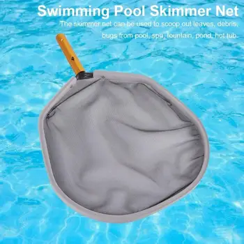

Leaf Skimmer Net Swimming Pool Mesh Rake Accessory Tool Professional Pool Cleaning Net Aquarium Mesh Pool Skimmer Leaf Catcher