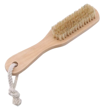 

1PC New Arrivals Massage Male Beard Brush Double Side Pumice Stone Artificial Hair Multi-use Exfoliating Scrub Brush