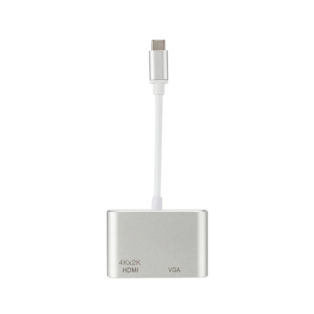 Type-C USB C To HDMI VGA Adapter 4K Thunderbolt 3 for Samsung Galaxy S10/S9/S8 Huawei Mate 20/P30 Pro USB C HDMI