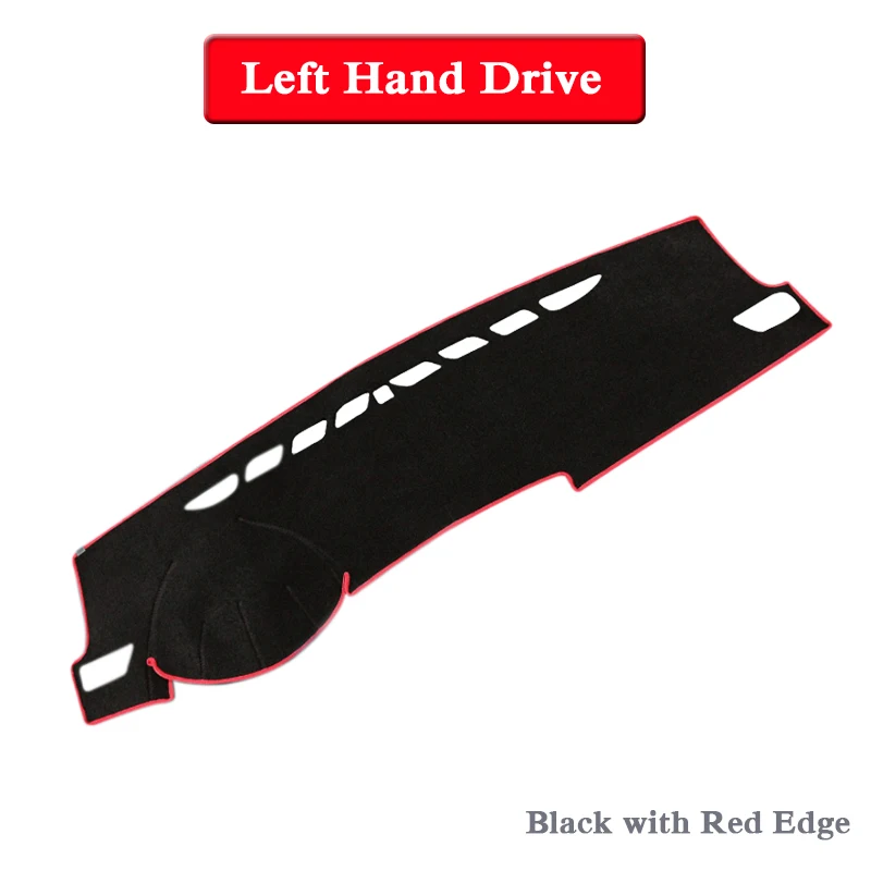 Car Styling Dashboard Protective Mat Shade Cushion Pad Rose Carpet For Geely Atlas Emgrand X7 Proton X70-Present RHD&LHD - Название цвета: Red Edge LHD