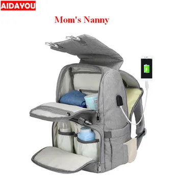 

Diaper Bag Backpack Multi-Function Baby Bag Maternity Nappy Travel Large Capacity Waterproof Durable Stylish for Woman bag117