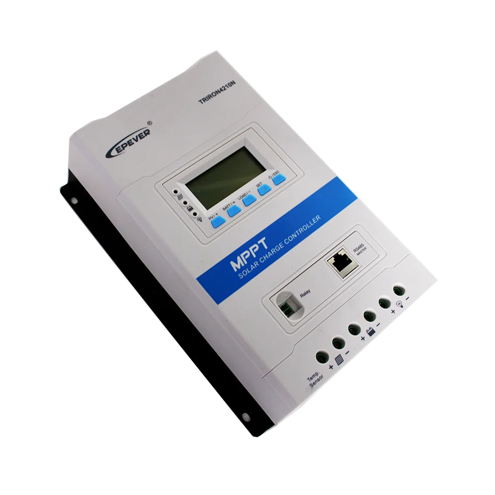 Epever 40A/30A/20A зарядное устройство на солнечной батарее и Dis контроллер 12V 24V