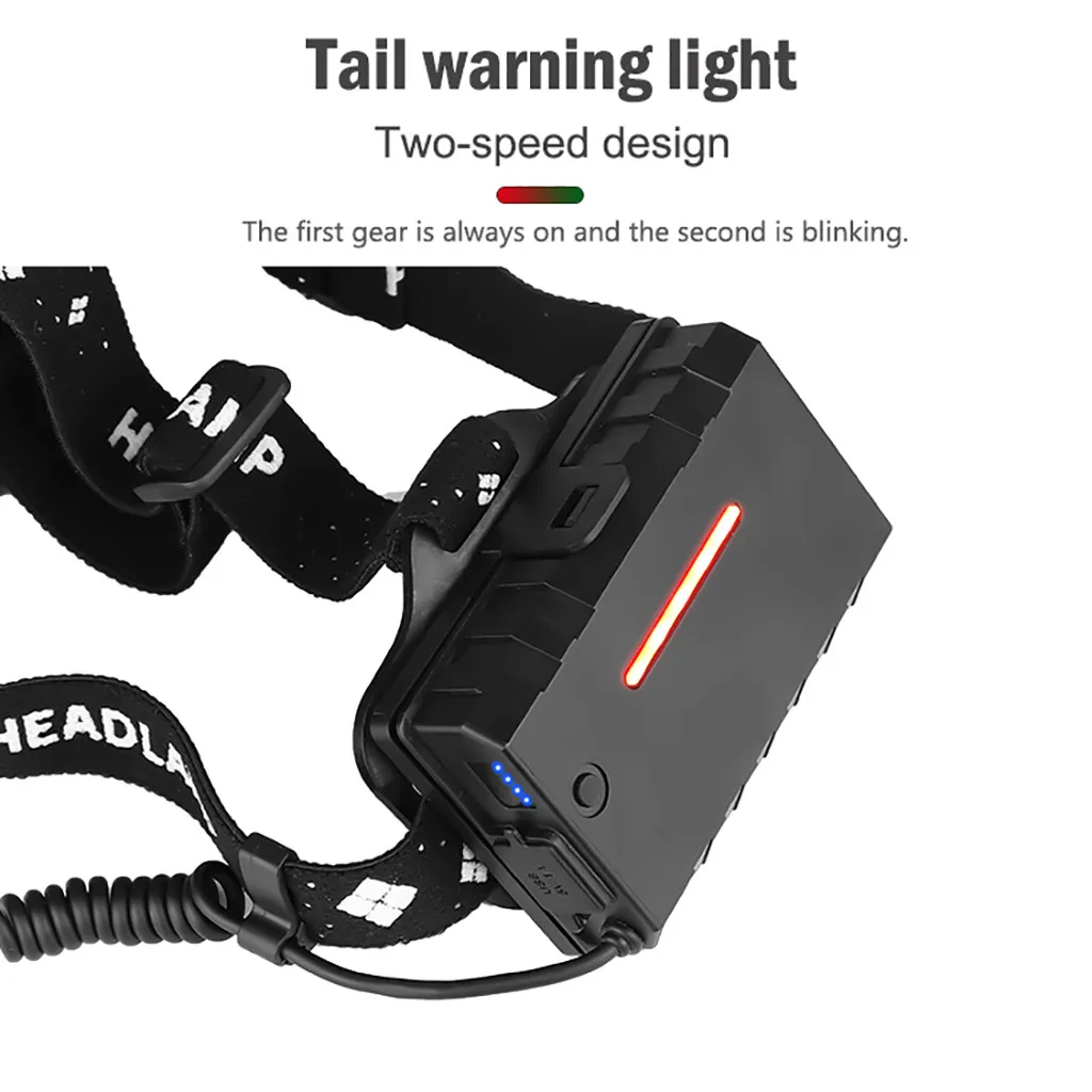 XHP70 светодиодный налобный фонарь 5 режимов фара фонарик Головной фонарь с зарядкой голова манекена лампа масштабируемый USB факела фонарик