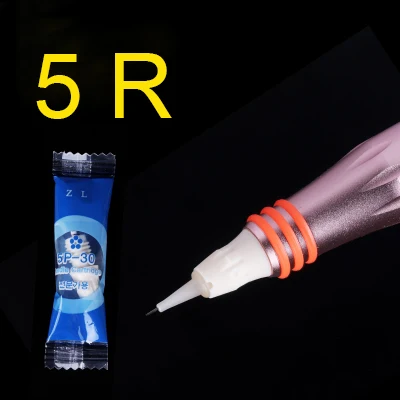 25PCS 5R Dermografo Charmant 2 Интеллектуальный цифровой Перманентный макияж тату машина комплект для бровей губ подводка для глаз Microblading mts ручка - Цвет: 25PCS 5R