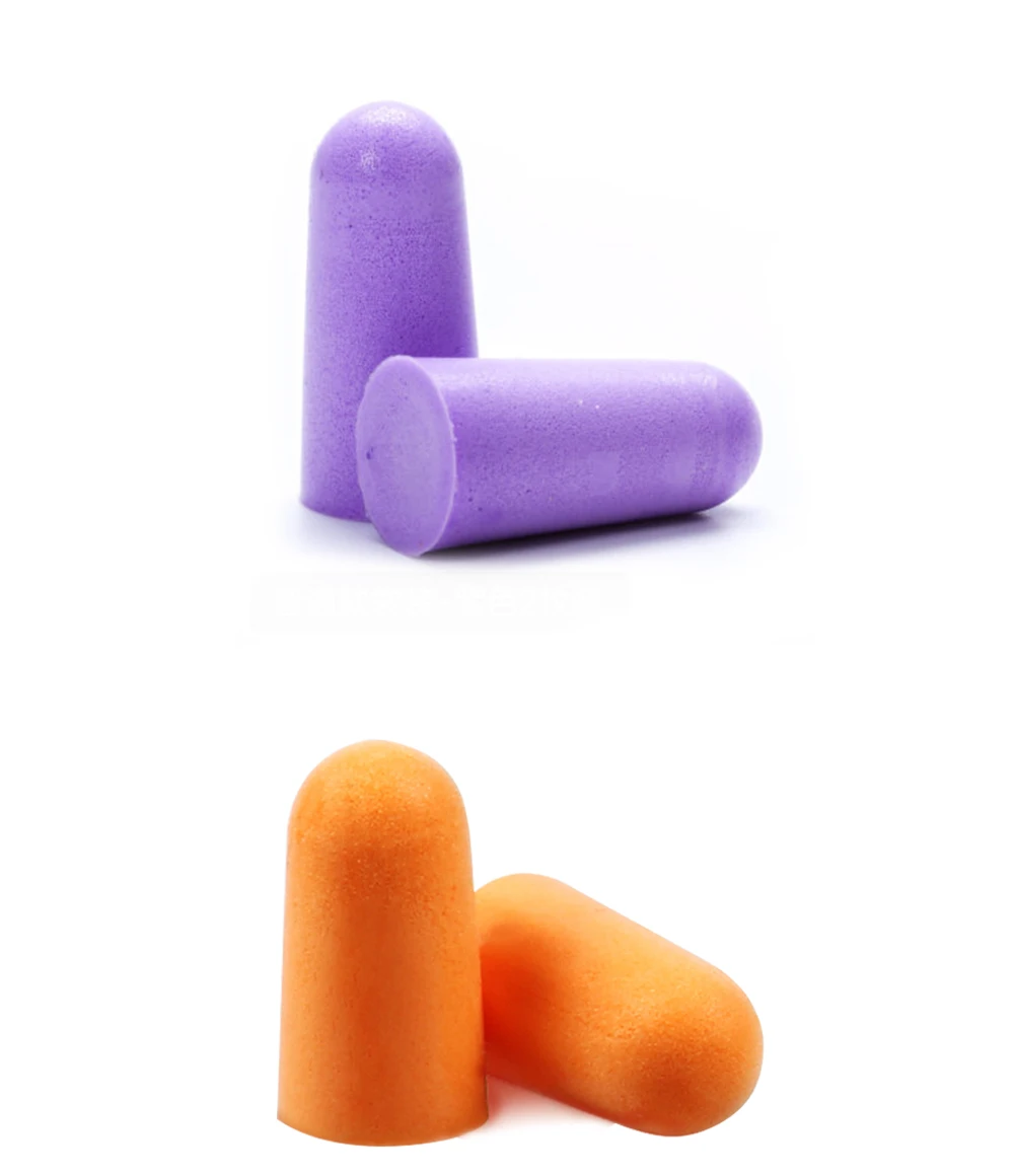 5pairs Box-packed PU Sponge Earplugs Ear Protection Noise Reduction Sound Insulation Sleep Noise Reduction - Famidy.com