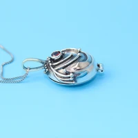 925 Sterling Sliver The Vampire Diaries Elena Pendant Necklace Retro Jewelry Fashion Moive - Image 3