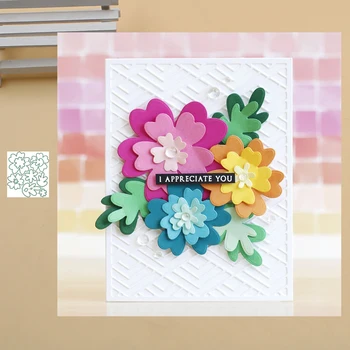 

Lucky Goddess Craft Metal cutting dies Flowers Layering set Scrapbook paper craft knife mould blade punch stencils dies 2020