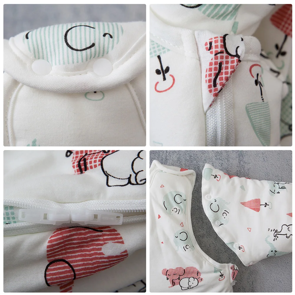 Baby Wearable Blanket Quilt Baby Sleeping Bag For Children Sleepwear Newborns Baby Changing Diaper Detachable Sleeves New 6