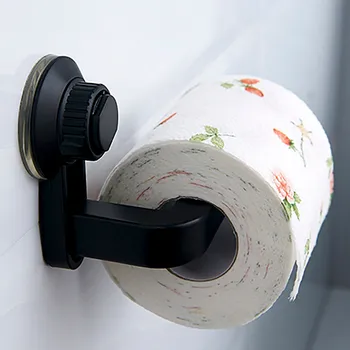 

Creative Toilet Paper Holder Suction Cup Toilet Paper Holder For Bathroom Kitchen Storage Rack Toilet Paper Holder With Shelf