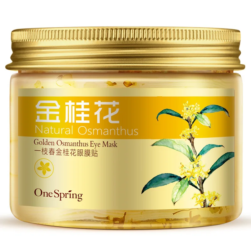 OneSpring Golden OsmanthusMoisturizing Remove Dark Circle Eye Mask Anti-Aging Whitening Anti-Puffiness Care 80pcs | Красота и