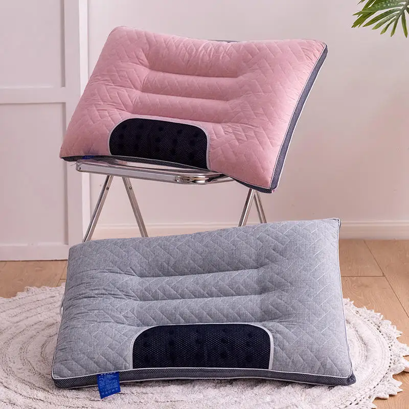 The soft Cassia Seed Latex Function Sleep Pillow Massages the Neck to Bring a Relaxing for Family | Дом и сад