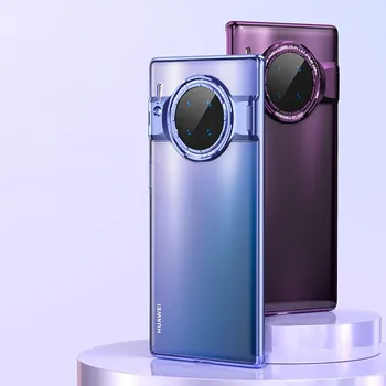 

100% transparent mobile phone case watch dial bracket magnetic personalized phone case shockproof Android Huawei Mate 30 series