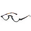 Elbru Hot Style Anti-blue Light Reading Glasses Half-frame Presbyopia Eyeglasses High Definition Spectacles Unisex +10 to +3.5 4