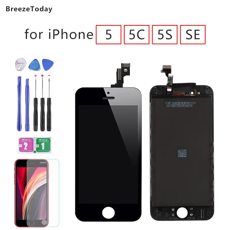 Качественный ЖК экран AAA для iPhone 5s Дисплей Screen 5 5C 5S SE дисплей замена экрана
