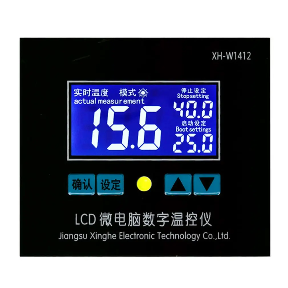 

Thermometer Smart Thermostat Electronic Microcomputer Digital Temperature Controller Xh-w1412 Practical Multifunctional