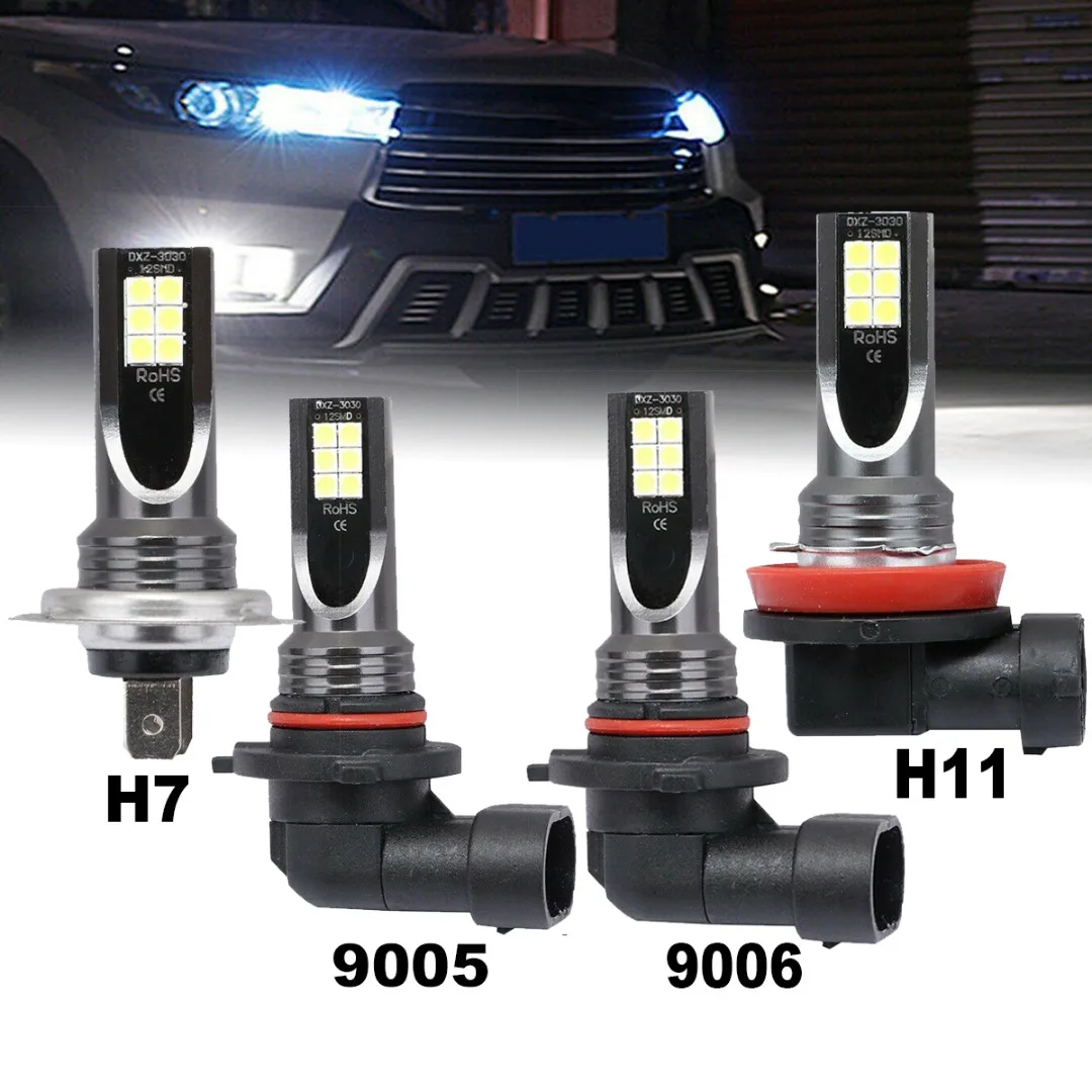 

Car Light Source 2pcs 12V 24V H7 H11 9005 9006 CSP Fog Head Lamp LED Headlight Bulb 110W 20000LM 6000K Super White