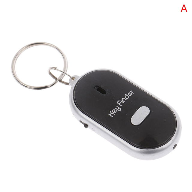 Anti-Lost Whistle Sensors Keychain Tracker LED Whistle Claps Locator Portable Personal GPS Locator Key Finder