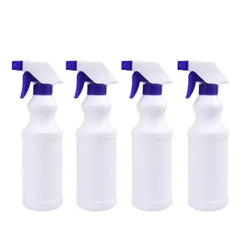 

OUNONA 4PCS 500ml Plastic Empty Laboratory Spray Bottles Mist Stream Sprayer Dilution Bottle Alcohol Cleaning Products Sprayer