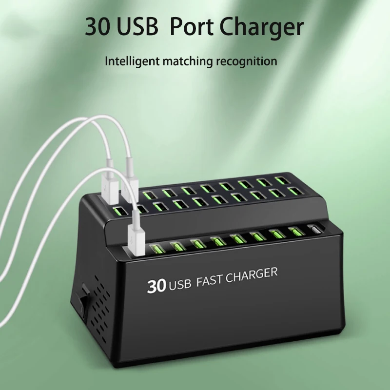 Usb-зарядная станция для samsung huawei 30 умное быстрое зарядное устройство oppo xiaomi Новая