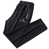 Queshark Men Reflective Ice Silk Quick Dry Running Pants Zipper Pockets Breathable Training Jogging Cycling Fitness Trousers 6