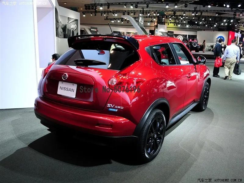 

For Nissan Juke Spoiler 2010-2015 Nissan Juke High Quality ABS Material Car Rear Wing Primer Color Rear Spoiler