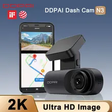 Traço cam invertendo câmera do carro dvr ddpai mola n3 dirve gravador de vídeo android vista dianteira do carro acidente dashboard câmera app wifi
