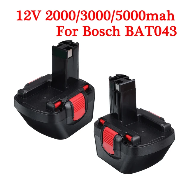 Bosch batterie BAT043 (12V, 3,0 Ah, Ni-MH, marque distributeur 123accu)