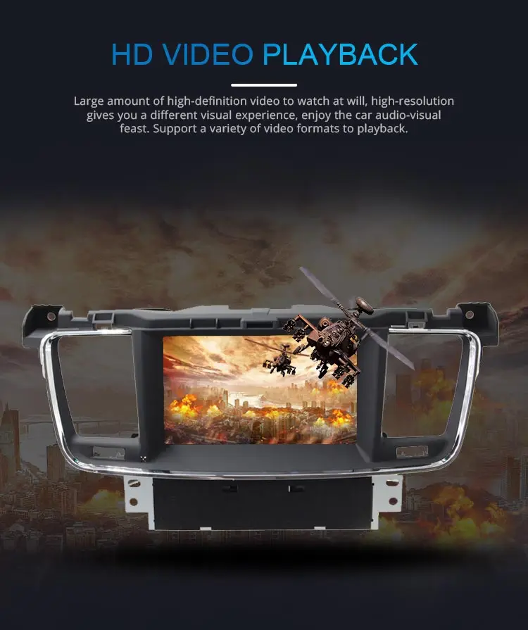 Perfect JDASTON Android 9.0 Car DVD Player For PEUGEOT 508 Stereo GPS Navigation multimedia Auto Audio Radio Octa Cores 4G+64G Headunit 3