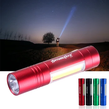 

Skywolfeye Aluminum Alloy XPE + SMD Led Tactical Flashlight Lantern