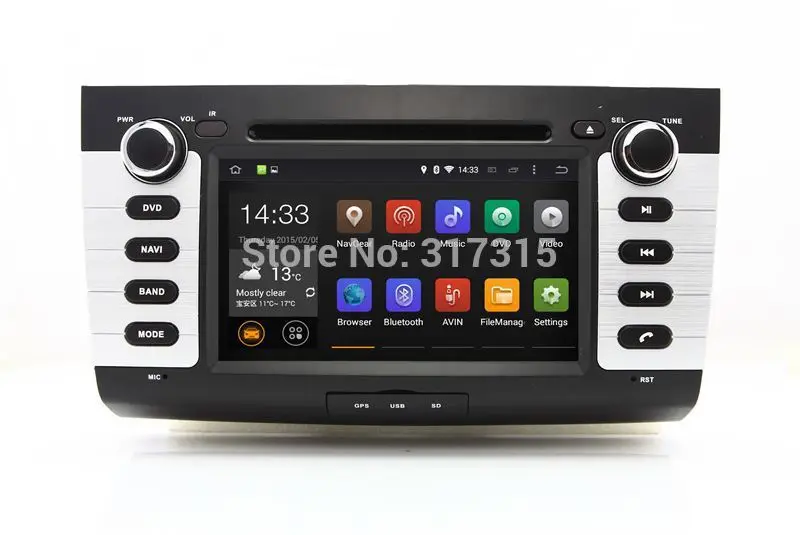 Top Quad core 1024*600 HD screen Android 9.0 Car DVD GPS radio Navigation for Suzuki Swift 2005-2010 with 4G/Wifi,DVR 0
