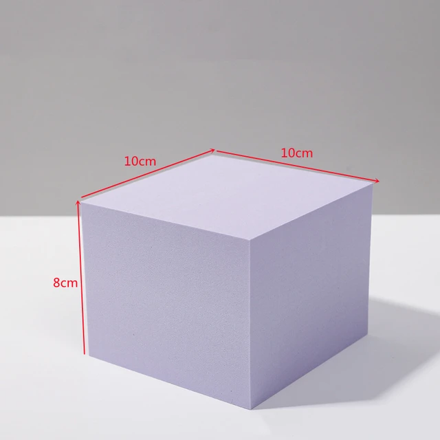 HOT Nordic Style Cube Background Props Solid Color Foam Geometric Stereo Building Blocks Props Posing Ornaments For Cosmetic Toy 1