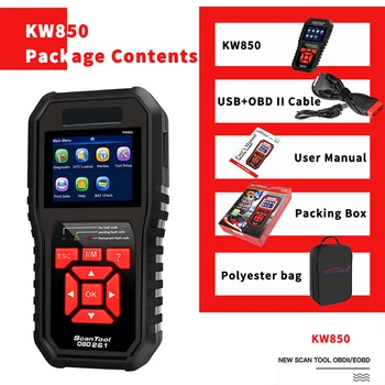 

Car Scanner OBD2 Universal Auto Diagnostic Scanner Engine Code Reader for KONNWEI KW850