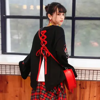 

Fashion Japanese Kawaii Hoodies 2020 Cute Animal Print Hoody Harajuku Women Sweatshirts Winter Mori Girl Hooded Hoodie Females