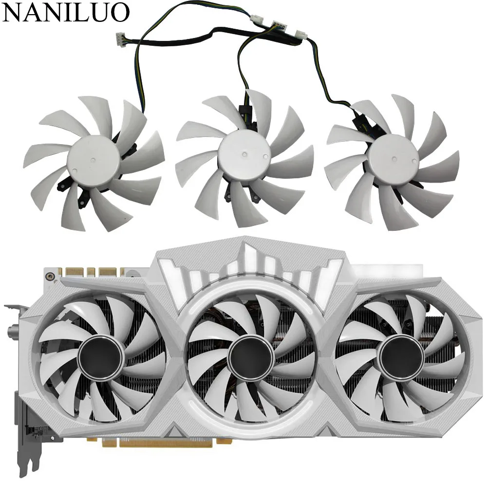 Вентилятор системы охлаждения для видеокарты KFA2 GTX1080Ti Galax GeForce GTX 1080Ti 1080