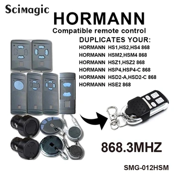 

3 pcs HORMANN 868 mhz garage door remote control Hormann HSM2 HSM4 HSE2 868.3MHz gate opener crerand transmitter