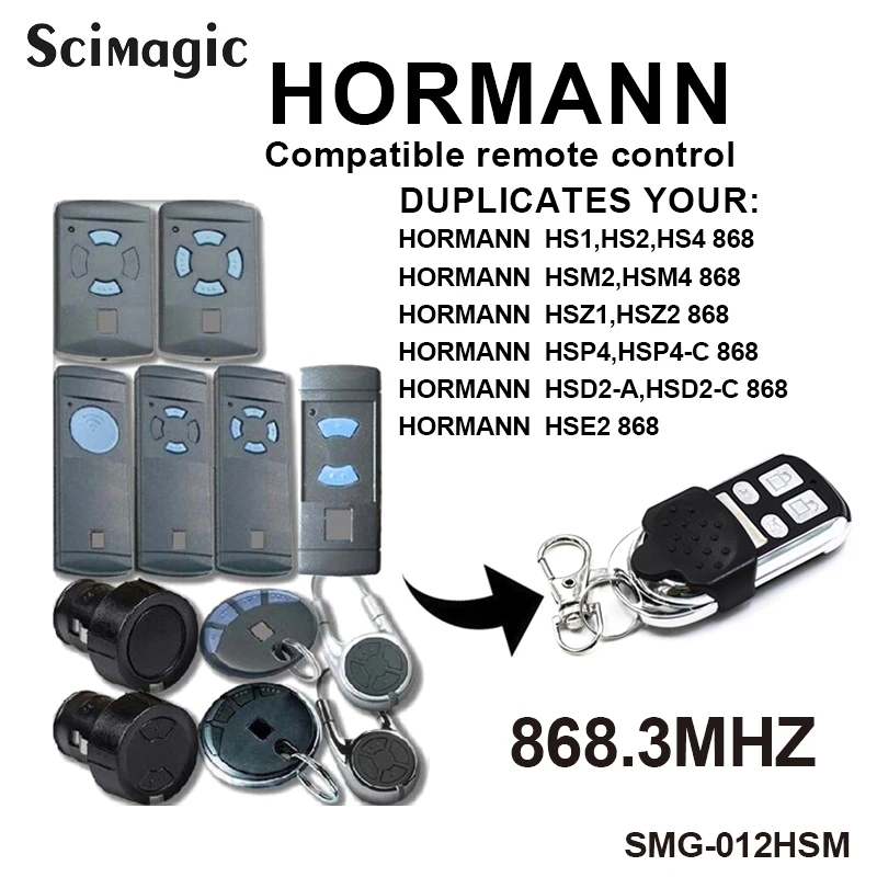 Hormann marantec 868 porta da garagem duplicador de controle remoto hsm2 hsm4 868 marantec digital d302 382 controle remoto portão garagem