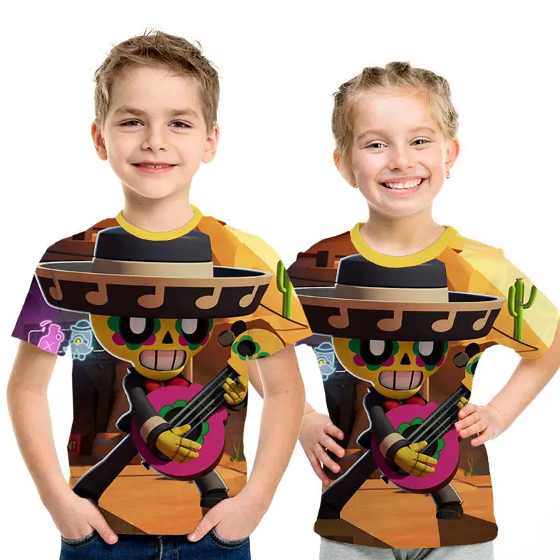 Новая футболка для детей 6, 7, 8, 9, 11, 12 лет, Забавные футболки с 3D принтом для мальчиков и девочек, костюм, детская одежда, детские футболки - Цвет: NT-306