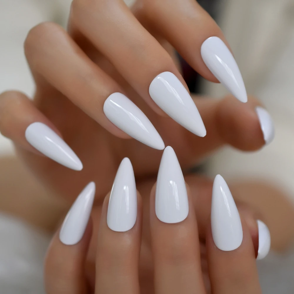 White Party Press-On Nails